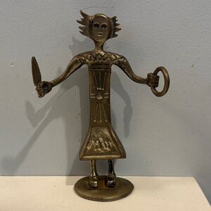 Vintage Bronze Figurine Art Sculpture- signed at bottom